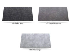 HPL Ausziehtisch Melago Edelstahl Anthrazit 160/220x100cm -Gartenmöbel Verkäufe 3d uebersicht hpl tischplatten dekore ausziehtisch 627x627