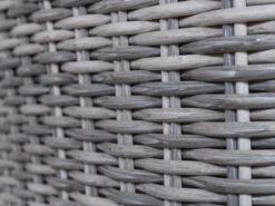 Polyrattan Diningsessel Amalida White-faded-grey -Gartenmöbel Verkäufe Polyrattan Diningsessel Amalida white faded grey detailbild geflecht 627x627