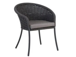 Alu Rope Dining Sessel Cordial Grey Kissen Sunbrella® Storm