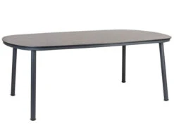 Alu Gartentisch Cordial Grey HPL 200x120cm