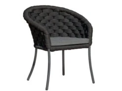 Cordial Luxe Dining Sessel Dark-grey Kissen Grafito