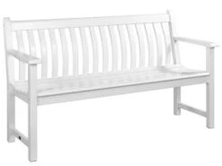 Bank New England Broadfield Weiß 151cm Dreisitzer