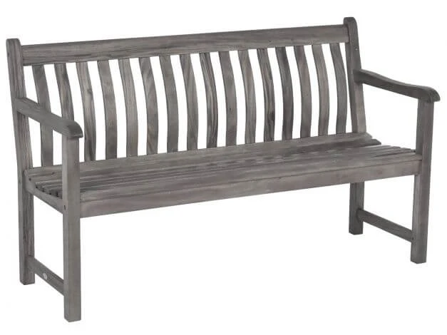 Broadfield Old England Grau Holzgartenbank 146cm 3-Sitzer 3 Broadfield Old England Grau Holzgartenbank 146cm 3-Sitzer