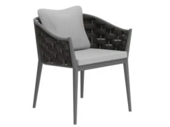 Pembroke Rope Dining Armchair Sessel Grey
