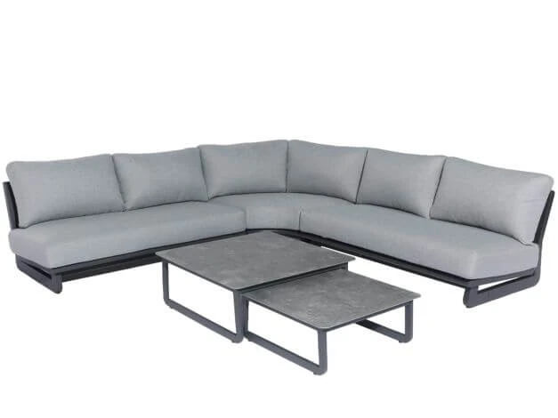 Lounge Gartenmöbel Set Rimini Modular Aluminium 3 Lounge Gartenmöbel Set Rimini Modular Aluminium