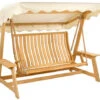 Roble Hollywoodschaukel Swingseat Dach Ecru