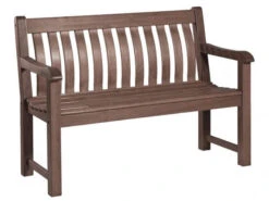 Sherwood St. George Holz Gartenbank 122cm 2-Sitzer