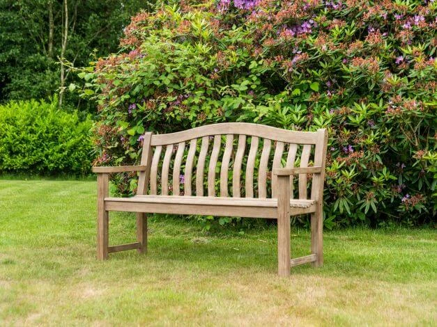 Sherwood Turnberry Holzgartenbank 157cm 3-Sitzer 4 Sherwood Turnberry Holzgartenbank 157cm 3-Sitzer – Bild 2