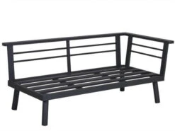 Balkon Lounge Set Ecke Salinas Aluminium Anthrazit -Gartenmöbel Verkäufe alu balkon loungeset salinas gruppe modul rechts 627x627