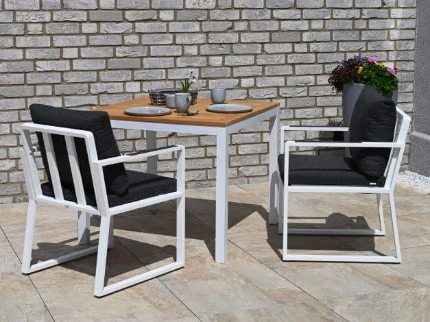 Gartensessel Lovina Aluminium White 6 Gartensessel Lovina Aluminium White – Bild 4