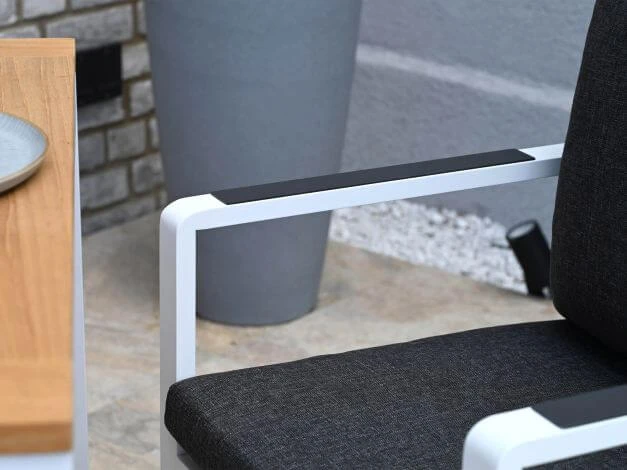 Gartensessel Lovina Aluminium White 4 Gartensessel Lovina Aluminium White – Bild 2