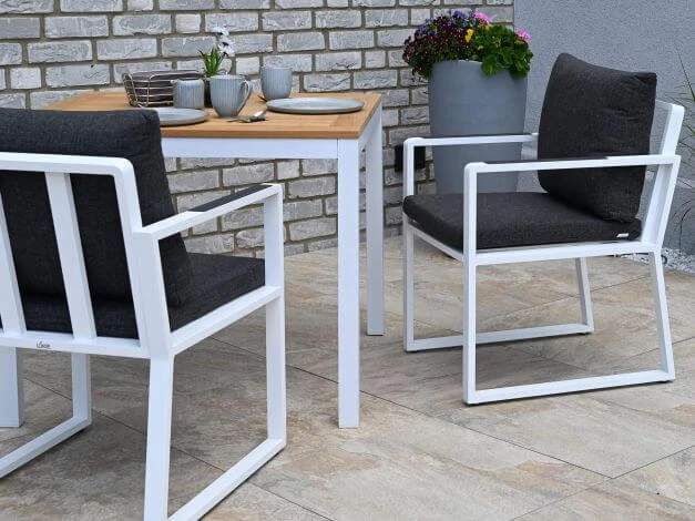 Gartensessel Lovina Aluminium White 5 Gartensessel Lovina Aluminium White – Bild 3