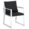 Gartensessel Lovina Aluminium White