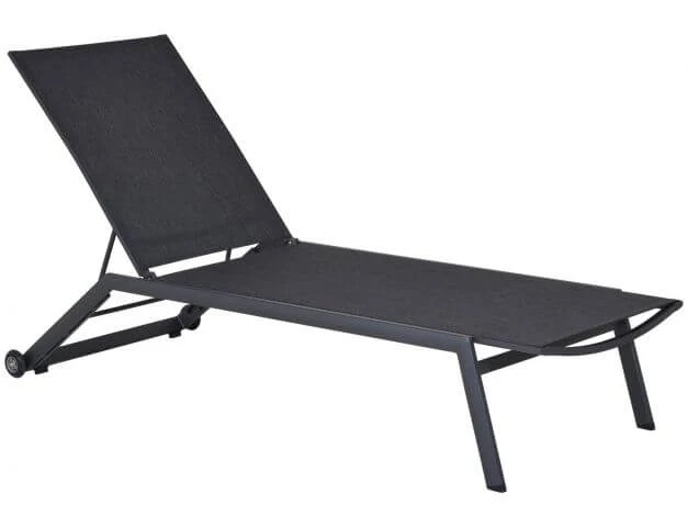 Alu Gartenliege Oriental Anthrazit|anthrazit 3 Alu Gartenliege Oriental Anthrazit|anthrazit