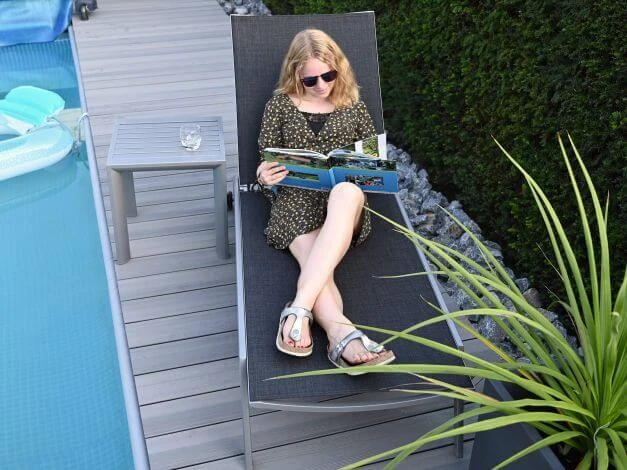 Alu Gartenliege Oriental Graphit|anthrazit 7 Alu Gartenliege Oriental Graphit|anthrazit – Bild 5