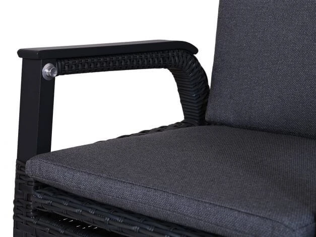 Verstell-Diningsessel Chalet Alu Geflecht Mix-grey 4 Verstell-Diningsessel Chalet Alu Geflecht Mix-grey – Bild 2