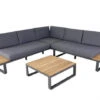 Loungemöbel Set Ecke Lagoni Holz Alu Anthrazit -Gartenmöbel Verkäufe alu holz loungeset ecke lagoni anthrazit 627x627