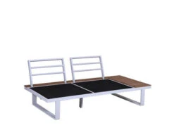 Loungemöbel Set Ecke Lagoni Holz Alu Weiß -Gartenmöbel Verkäufe alu holz loungeset ecke lagoni weiss 4 627x627
