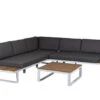 Loungemöbel Set Ecke Lagoni Holz Alu Weiß -Gartenmöbel Verkäufe alu holz loungeset ecke lagoni weiss 627x627