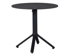 Alu HPL Klapptisch Nemo Ø80cm Anthrazit Slate-Effekt