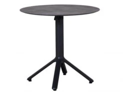 Alu HPL Klapptisch Nemo Ø80cm Anthrazit Beton-Effekt