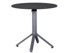 Alu HPL Klapptisch Nemo Ø80cm Graphit Slate-Effekt