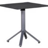 Alu HPL Klapptisch Nemo 80x80cm Graphit Slate-Effekt 2 Alu HPL Klapptisch Nemo 80x80cm Graphit Slate-Effekt -Gartenmöbel Verkäufe alu hpl gartentisch klappbar nemo graphit 80x80cm quadratisch slate 627x627