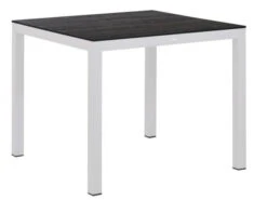 Alu HPL Gartentisch Serie Melago Weiß
