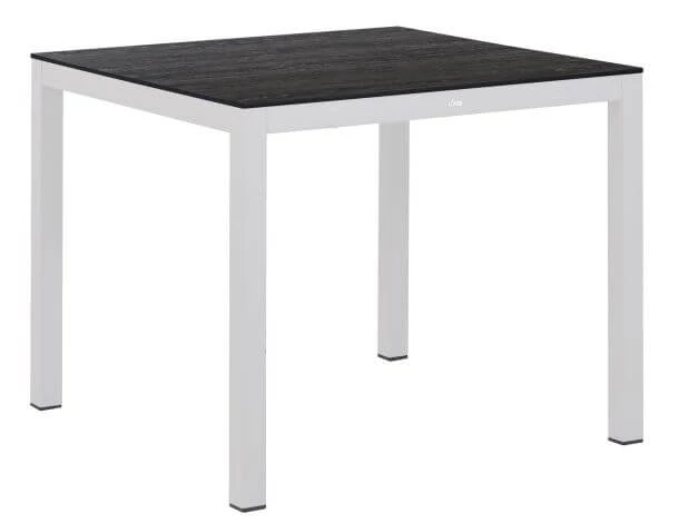 Alu HPL Gartentisch Serie Melago Weiß 3 Alu HPL Gartentisch Serie Melago Weiß