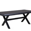 Ausziehtisch Toskana XL 200-270x100cm Keramik Dark Stone Grey -Gartenmöbel Verkäufe alu keramik ausziehtisch toskana 2 anthrazit black forrest 627x627
