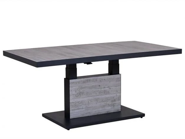 Alu Lift-Tisch Newport 160x90cm Keramik Light-stone 3 Alu Lift-Tisch Newport 160x90cm Keramik Light-stone
