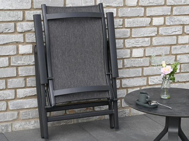 Aluminium Klappsessel Ascanio Anthrazit|dark-smoke 10 Aluminium Klappsessel Ascanio Anthrazit|dark-smoke – Bild 8