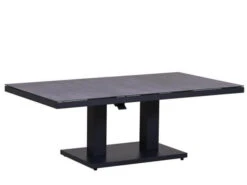 Alu Glas-Keramik Lift-Tisch Black Pearl 140x85cm -Gartenmöbel Verkäufe alu lift tisch lifttisch lounge black pearl 2 627x627