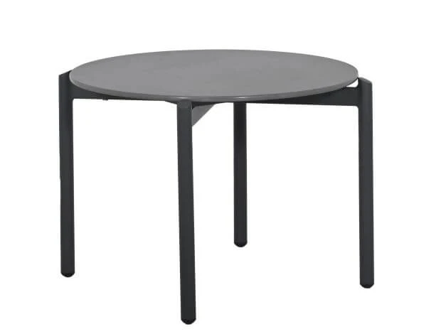 Loungetisch New York Ø67x45cm Alu Sintered Stone 3 Loungetisch New York Ø67x45cm Alu Sintered Stone
