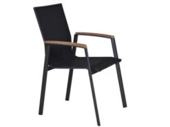 Alu Stapelsessel Oriental Teak Anthrazit|anthrazit -Gartenmöbel Verkäufe alu stapelsessel oriental teak anthrazit seitenansicht 2 627x627