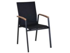 Alu Stapelsessel Oriental Teak Anthrazit|anthrazit