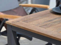 Alu-Teak Ausziehtisch Bellano 240/310x100cm Anthrazit -Gartenmöbel Verkäufe alu teak ausziehtisch bellano bellano 240 310 anthrazit detailbild 3 627x627