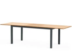 Alu-Teak Ausziehtisch Bellano 240/310x100cm Anthrazit