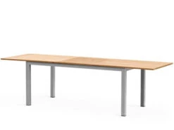 Alu-Teak Ausziehtisch Bellano 240/310x100cm Graphit