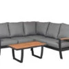 Eck Lounge Set Basel 4-teilig Alu Teak -Gartenmöbel Verkäufe alu teak ecklounge set basel 627x627