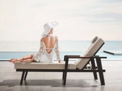 Alu-Teak Lounge Gartenliege Regency -Gartenmöbel Verkäufe alu teak lounge gartenliege regency ambientebild 627x627