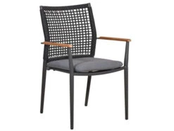 Aluminium Rope Stapelsessel Garda Farbe Anthrazit