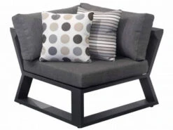 Garten Lounge Set Ecke Lovina Anthracite 5-teilig -Gartenmöbel Verkäufe aluminium eck loungeset lovina anthracite eckmodul 627x627