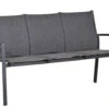 Aluminium Gartenbank Leona 3-Sitzer Anthrazit|dark-smoke -Gartenmöbel Verkäufe aluminium gartenbank alu metall leona dark smoke 3 sitzer 627x627
