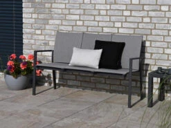 Aluminium Gartenbank Leona 3-Sitzer Anthrazit|light-smoke 10 Aluminium Gartenbank Leona 3-Sitzer Anthrazit|light-smoke -Gartenmöbel Verkäufe aluminium gartenbank alu metall leona light smoke 3 sitzer ambientebild 1 627x627