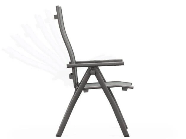 Aluminium Klappsessel Ascanio Anthrazit|dark-smoke 4 Aluminium Klappsessel Ascanio Anthrazit|dark-smoke – Bild 2