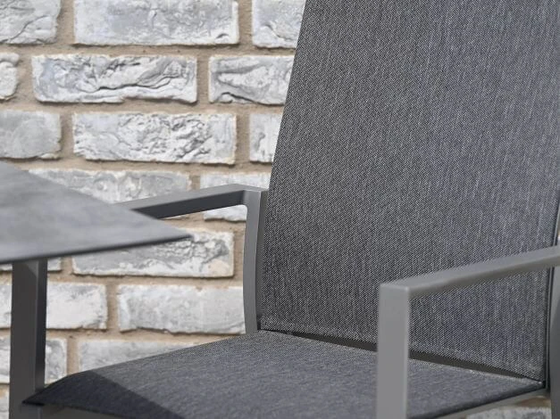 Alu Stapelsessel Trivento Graphit|dark-smoke 8 Alu Stapelsessel Trivento Graphit|dark-smoke – Bild 6