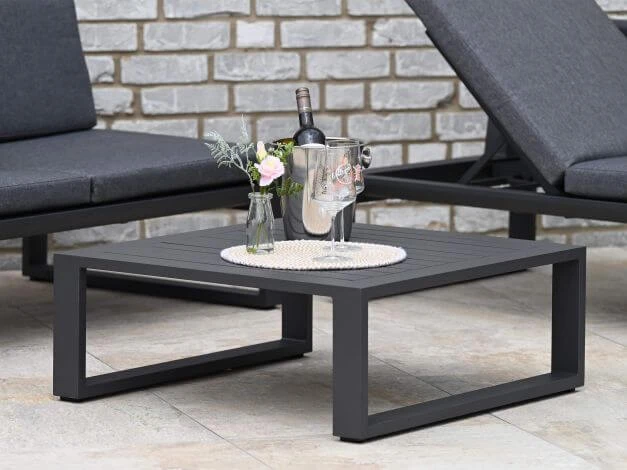 Loungeset Ventura 3-teilig Multifunktional Aluminium Anthrazit 10 Loungeset Ventura 3-teilig Multifunktional Aluminium Anthrazit – Bild 8