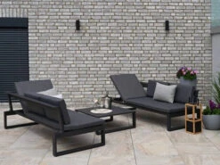 Loungeset Ventura 3-teilig Multifunktional Aluminium Anthrazit 15 Loungeset Ventura 3-teilig Multifunktional Aluminium Anthrazit -Gartenmöbel Verkäufe aluminium lounge liege gartenliege ventura ambientebild 1 627x627 1