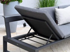 Multifunktionale Alu Lounge Liege Ventura Rechts & Links -Gartenmöbel Verkäufe aluminium lounge liege gartenliege ventura detailbild 627x627